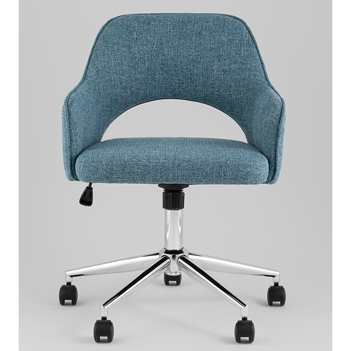 Кресло офисное Кларк рогожка синий Stool Group CLARKSON TWEED BLUE
