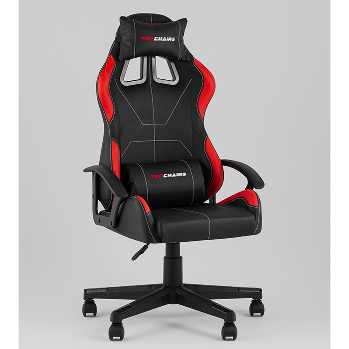 Кресло игровое TopChairs Wyvern чёрно-красный Stool Group GF-8066-6 black+red