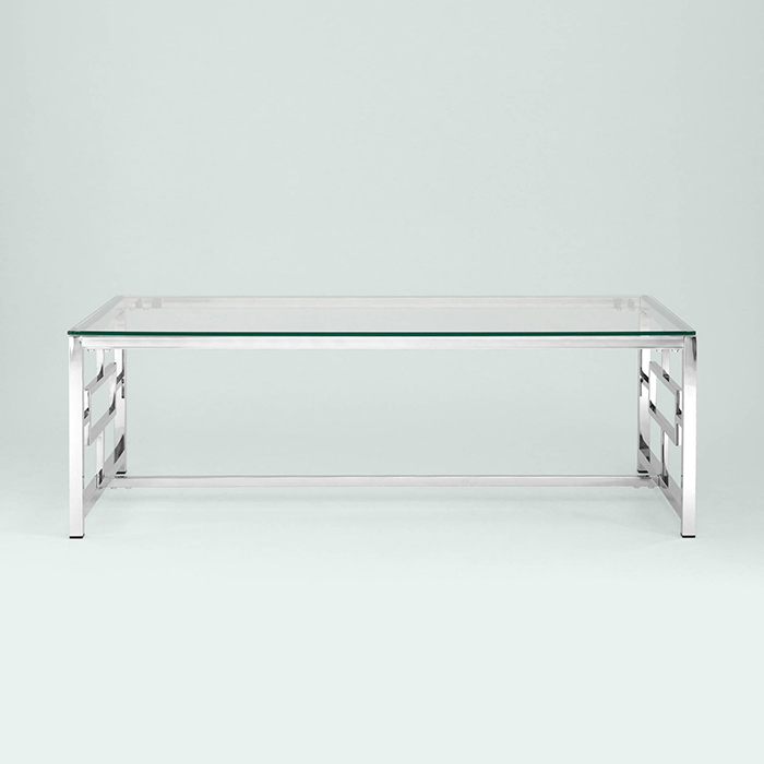 Журнальный стол 120х60 Бруклин стекло Stool Group ECT-013
