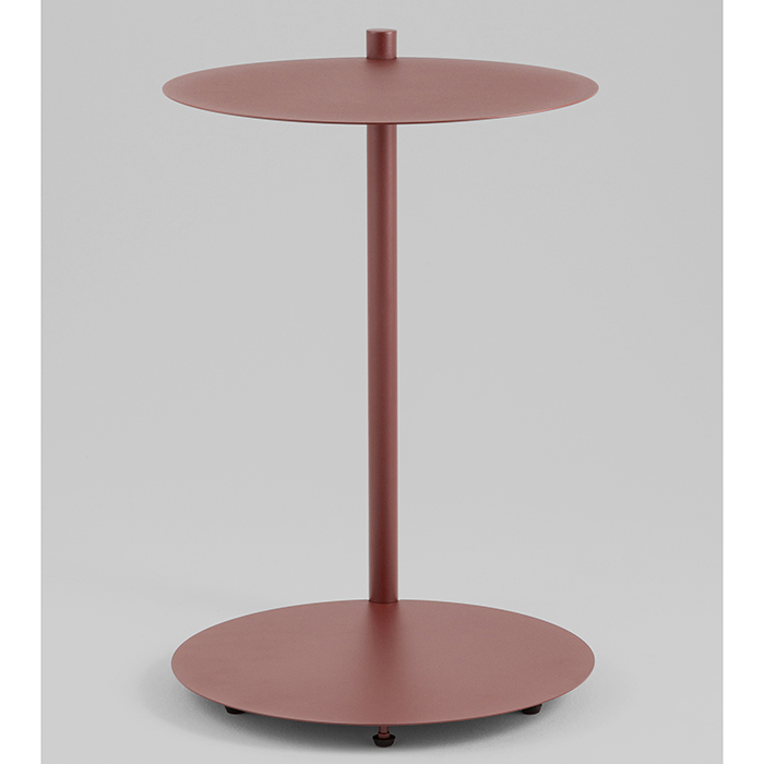 Журнальный столик Siara металл бордовый Stool Group MT-214 DB-032