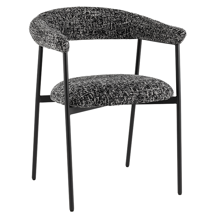 Стул Toko черно-белый Stool Group DR-1510-A BMG3091G-3