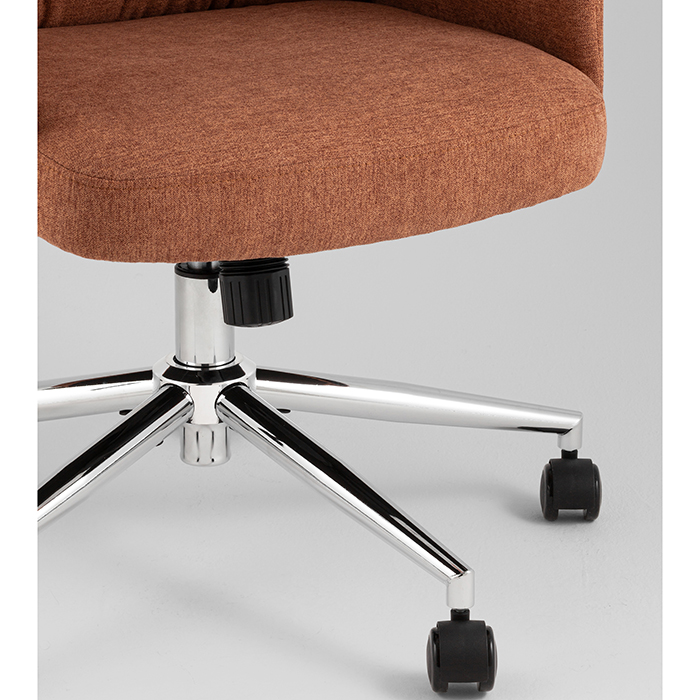 Кресло офисное TopChairs Neoma терракотовый Stool Group YF-0515 ZE119A-5 terracotta