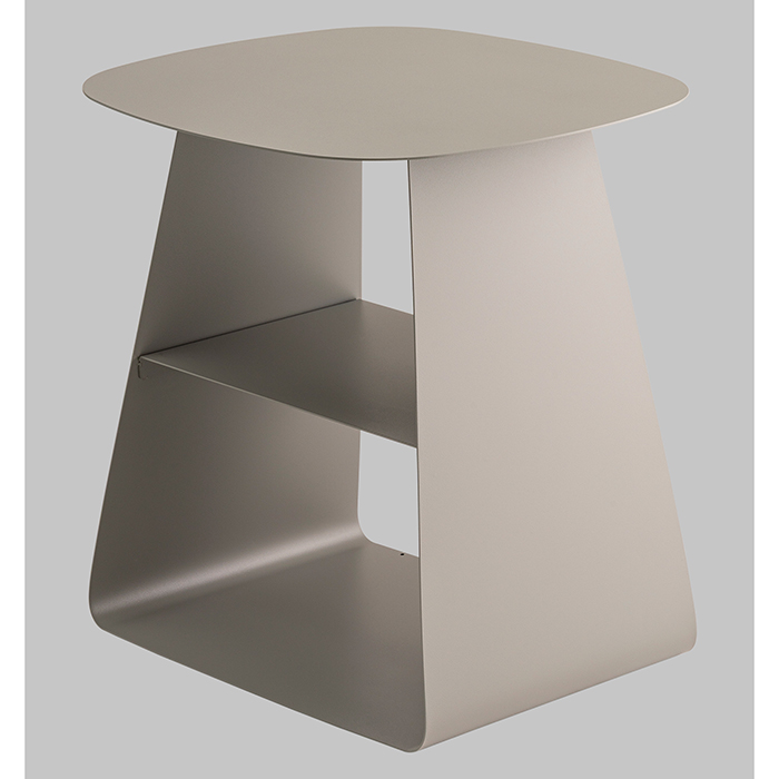 Журнальный столик Leyre металл серый Stool Group MT-123S DB-006