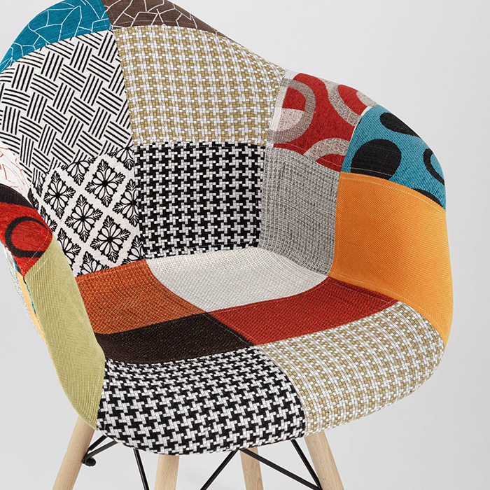 Кресло Eames пэчворк Stool Group Y809
