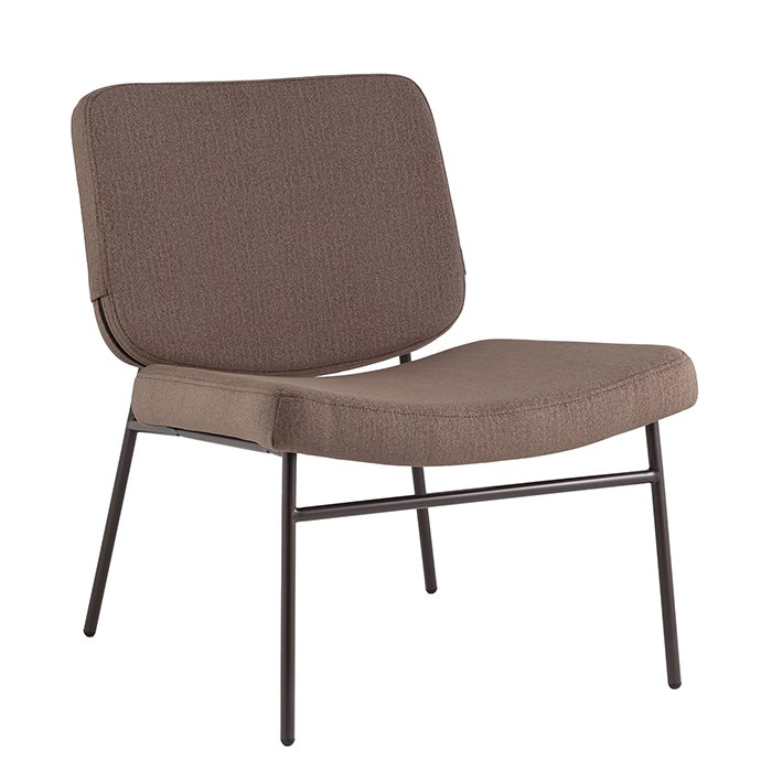 Кресло Эбигейл велюр коричневый каркас серо-коричневый Stool Group LV-120-E33-8019