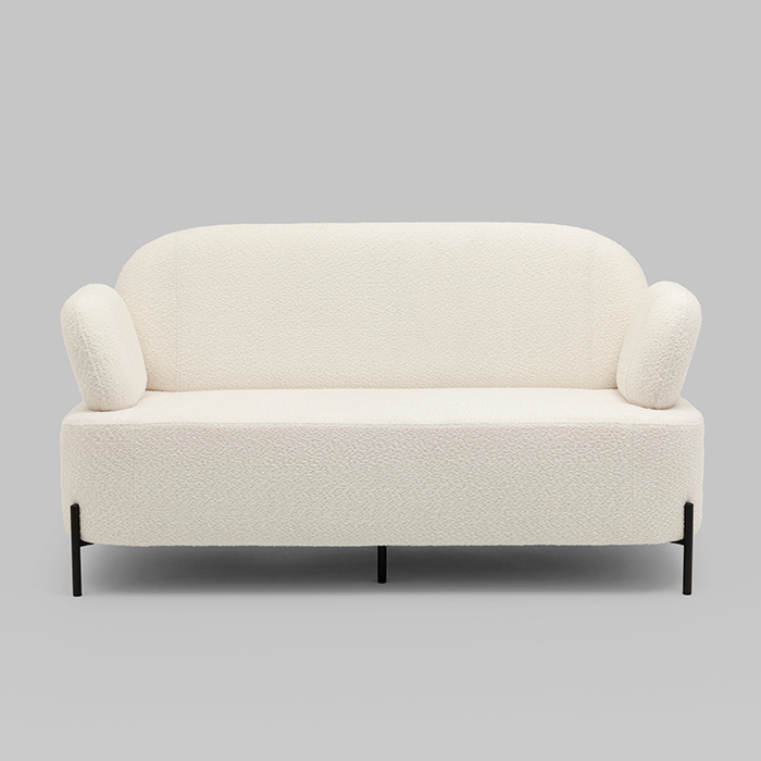 Диван Кэнди букле белый Stool Group vd-dv-candy-cm01