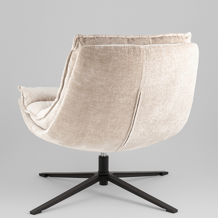 Кресло-лаунж Lazy бежевый Stool Group DM7658 BMG845-902 BEGIE