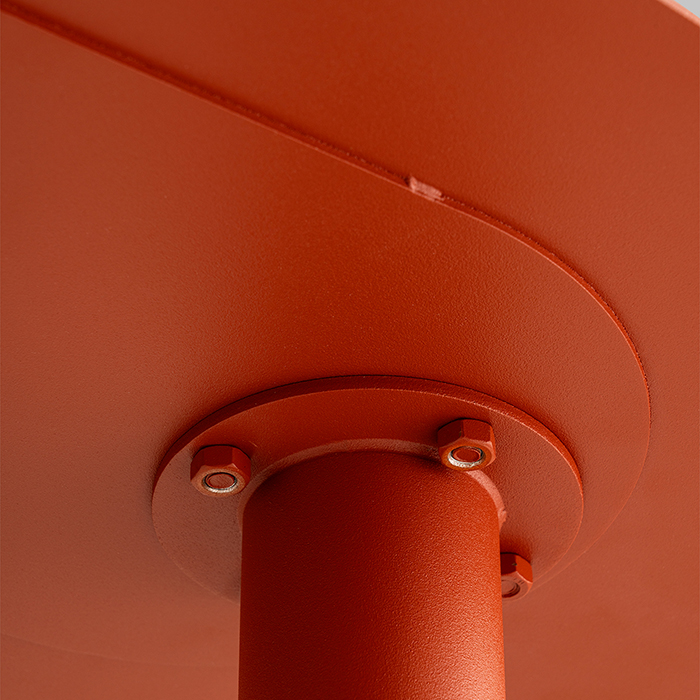 Журнальный столик Eanna L металл красный Stool Group MT-190L DB-008