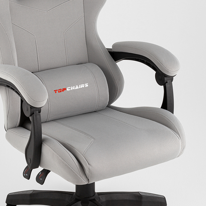 Кресло игровое TopChairs Druid серый Stool Group GF-8062-N TT704