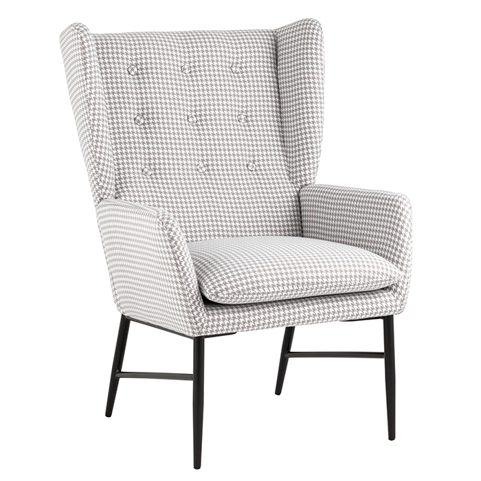 Кресло Мэйден гусиная лапка серый Stool Group QH-8318K HT01