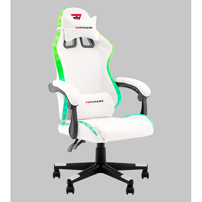 Кресло игровое TopChairs Druid белый Stool Group GF-8062-N white