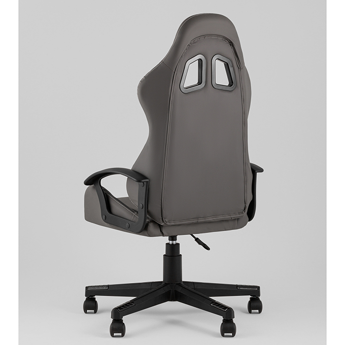 Кресло игровое TopChairs Wyvern серо-чёрный Stool Group GF-8066-6 grey+black
