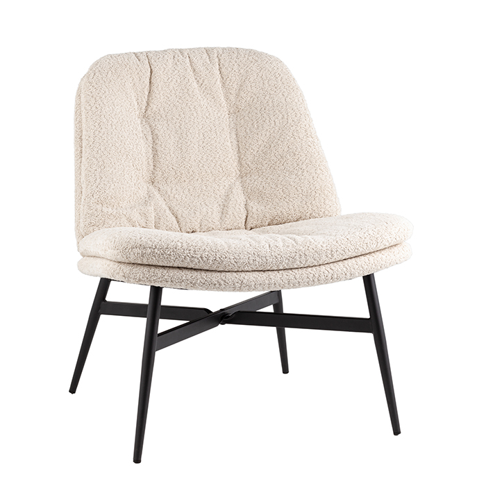 Кресло-лаунж Tail кремовый Stool Group DM5052-1 BMG857-3 cream