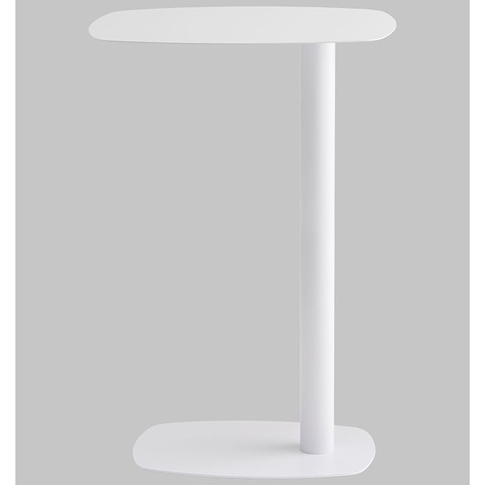 Журнальный столик Eanna L металл белый Stool Group MT-190L DB-021