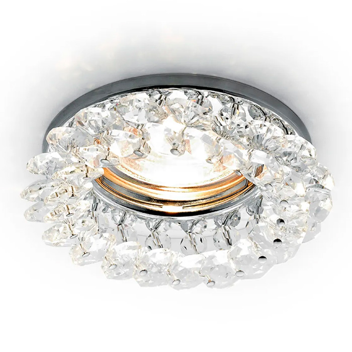 Светильник встраиваемый точечный Ambrella Light K206 CL/CH