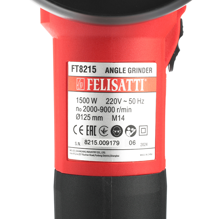 Угловая шлифмашина сетевая FT8215 Felisatti 8215