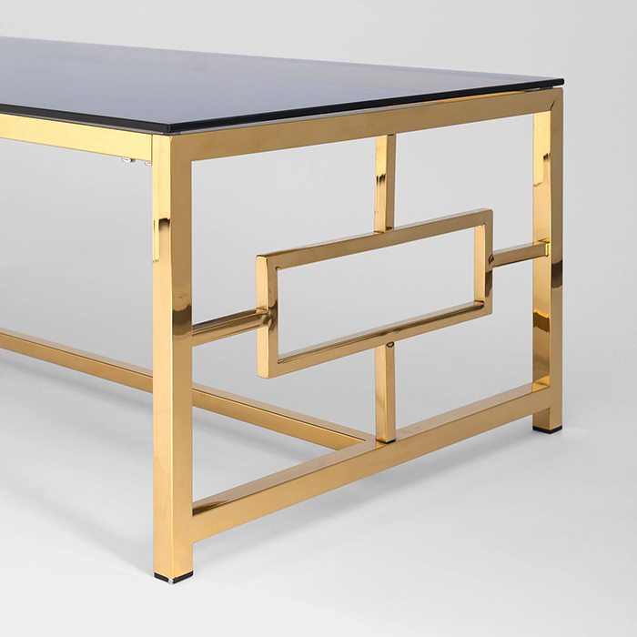 Журнальный стол 120х60 Бруклин стекло Stool Group ECT-013-TG-SK