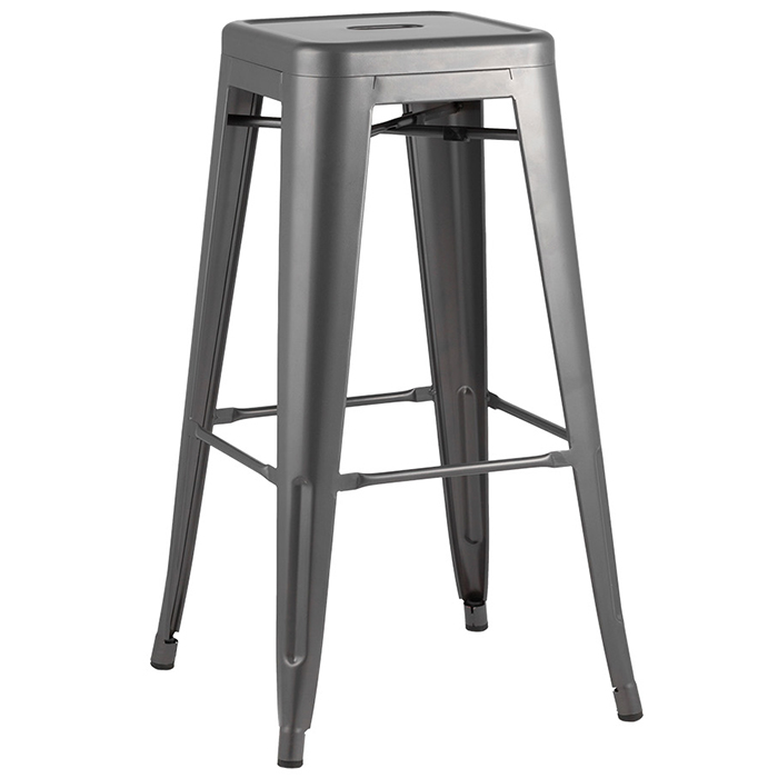 Комплект барных стульев Tolix серебристый (6 шт) Stool Group YD-H765 YG-15 X6
