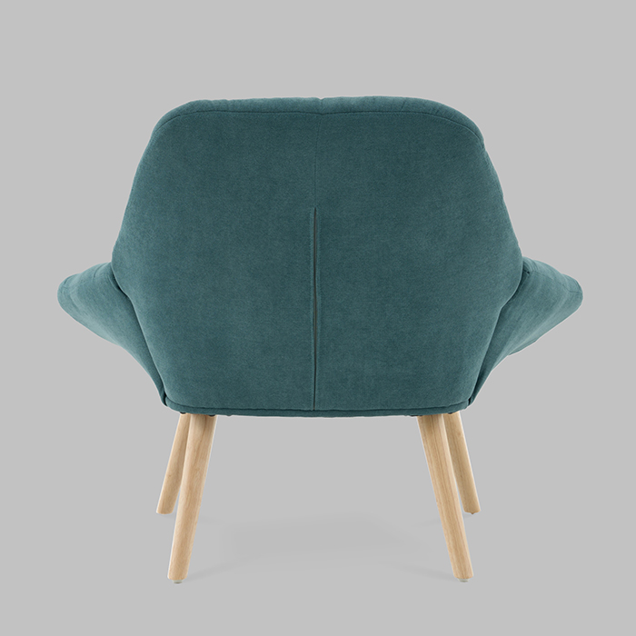 Кресло Олби Страйпс тёмно-бирюзовый Stool Group QH-2805K 263-8 green