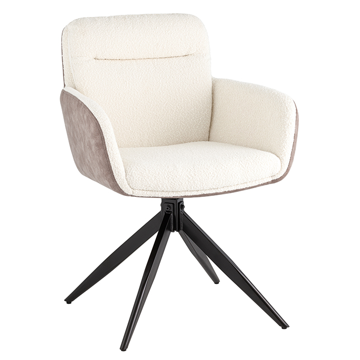 Стул Waldo молочный c экокожей Stool Group OS-2319K T358-1mMXF-02