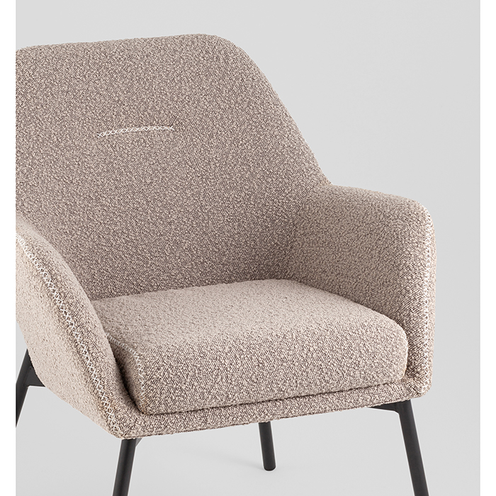 Кресло-лаунж Joaquin серый Stool Group CQ-1763A - BMG K8022-8