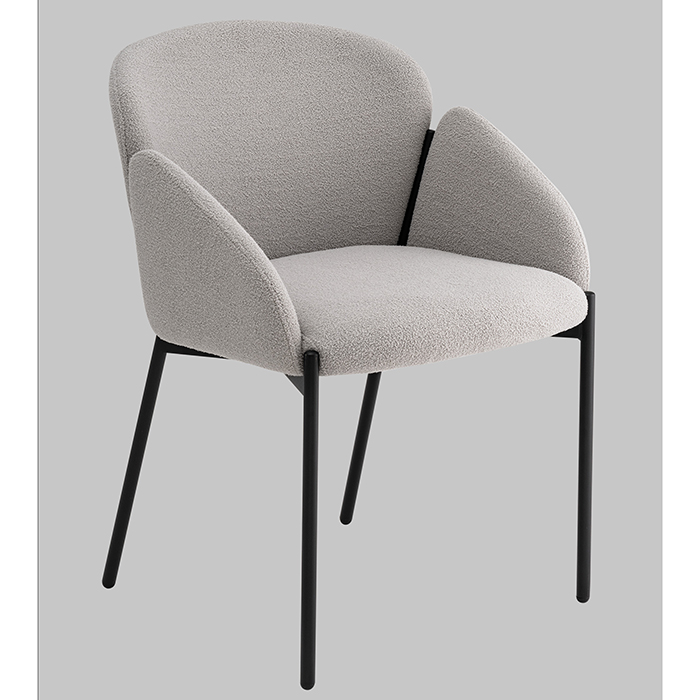 Стул Melia светло-серый Stool Group DC-3090 KD 3018-14 black legs
