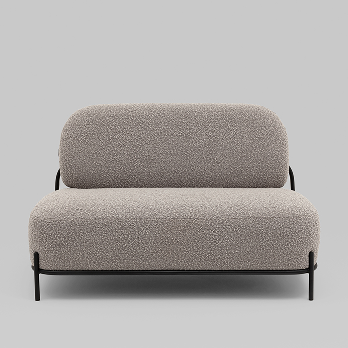 Диван Стоун букле серо-бежевый Stool Group vd-dv-stone-tr-beige