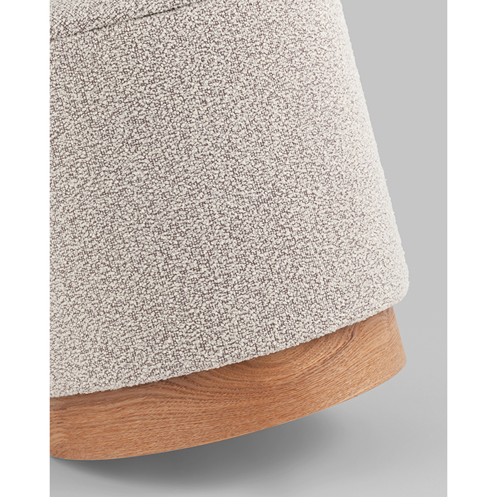 Пуф с ящиком Холли S букле бежевый Stool Group 21B810BCB-M BCB-2