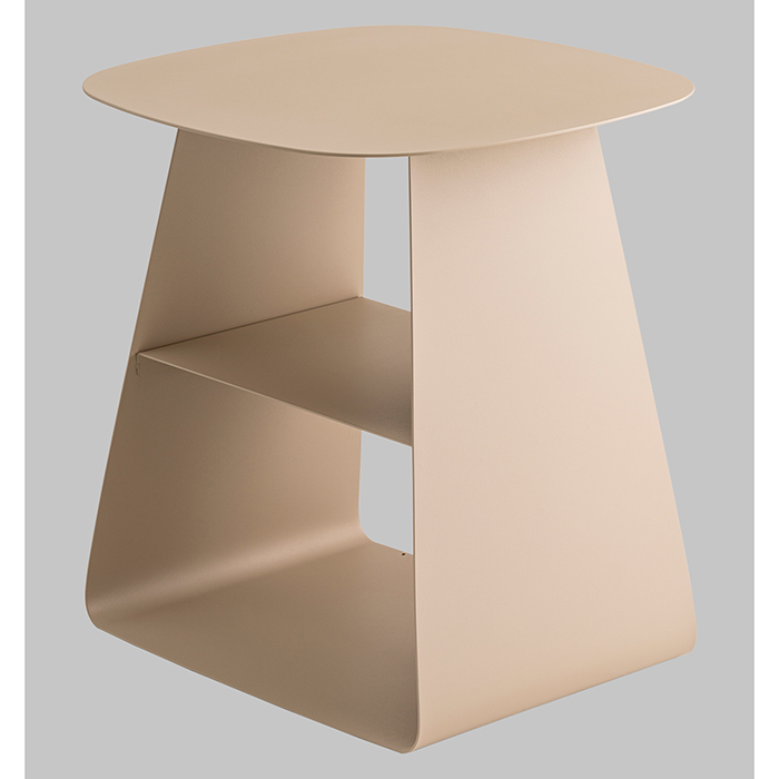 Журнальный столик Leyre металл бежевый Stool Group MT-123S DB-003