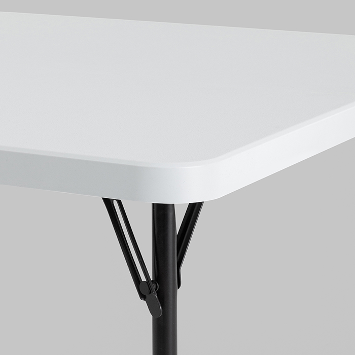 Комплект раскладного стола и стульев белый Stool Group YX-ZFP86 white