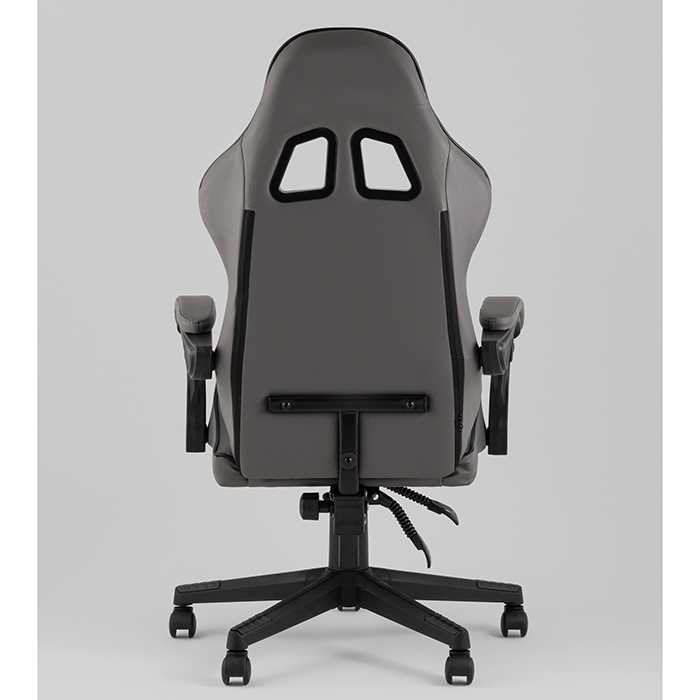 Кресло игровое TopChairs Commander серо-чёрный Stool Group GF-8082 grey+black