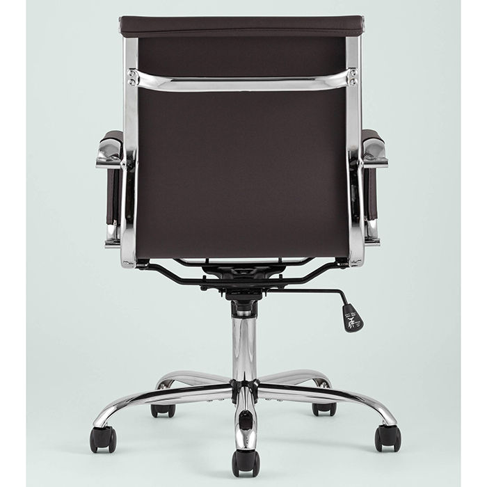 Кресло офисное TopChairs City коричневый Stool Group D-101 brown