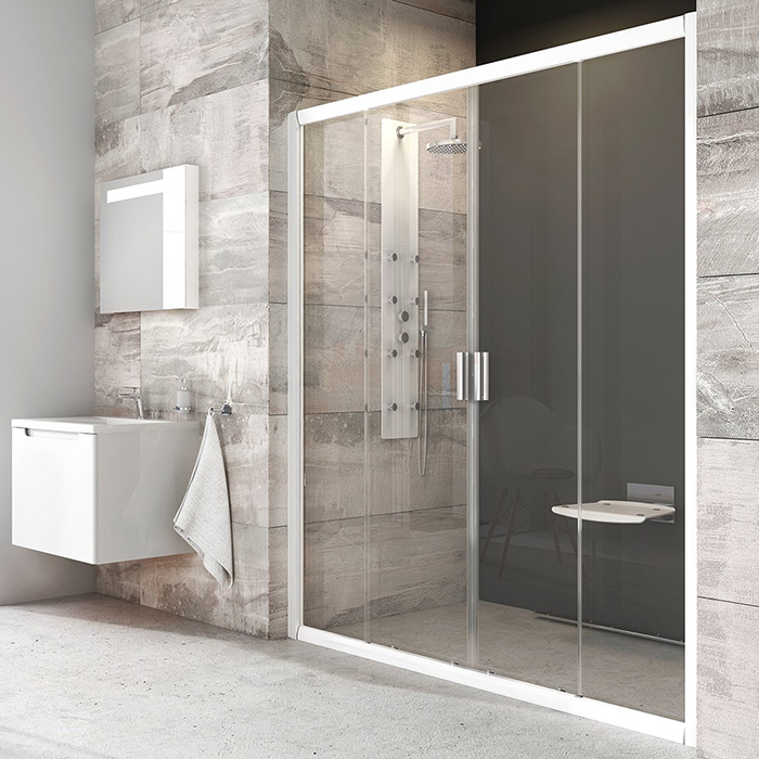 Душевая дверь в нишу раздвижная 140х190 BLDP4 Ravak 0YVM0100Z1
