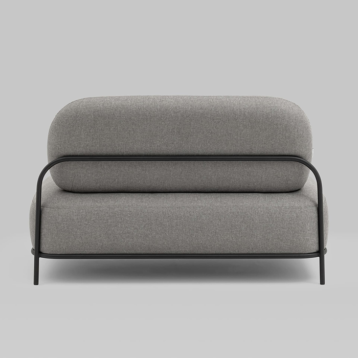 Диван Стоун рогожка серый Stool Group vd-dv-stone-f21