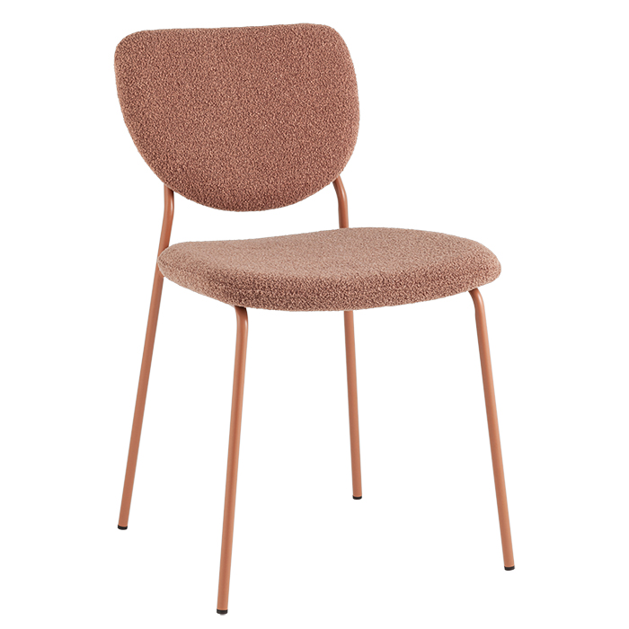 Стул Gigi коричневый букле Stool Group DRC-9155-B URL426-5 Dark Red-1