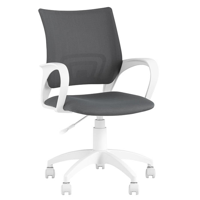 Кресло офисное TopChairs серый Stool Group ST-BASIC-W/26-25