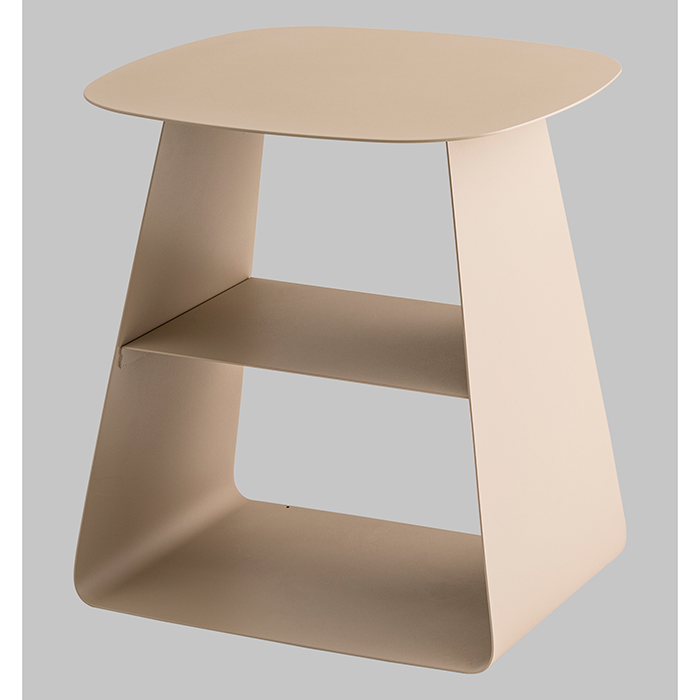 Журнальный столик Leyre металл бежевый Stool Group MT-123S DB-003