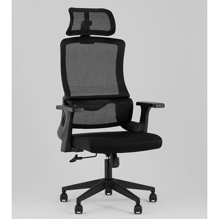 Кресло офисное TopChairs Vantage чёрный Stool Group WH-978A black 
