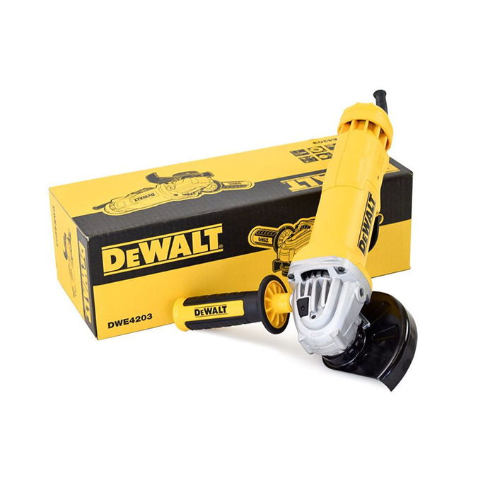 Угловая шлифмашина сетевая DeWalt DWE4203-QS