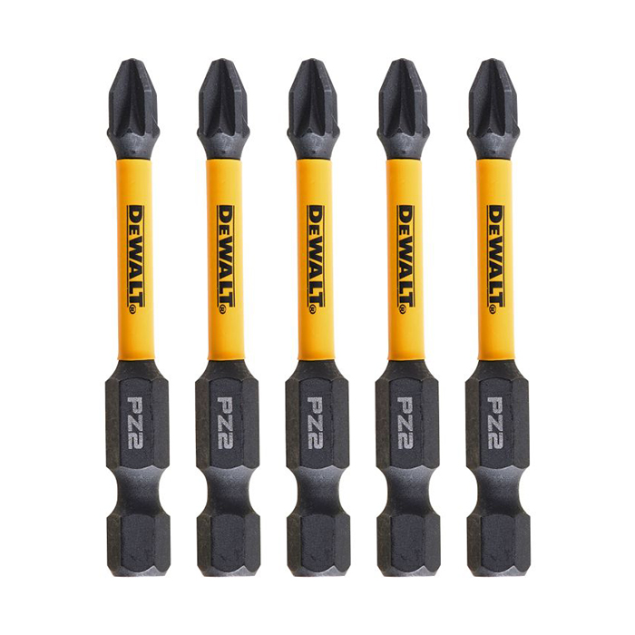 Биты PZ2 57 мм (5 шт) Impact Torsion DeWalt DT7391T-QZ