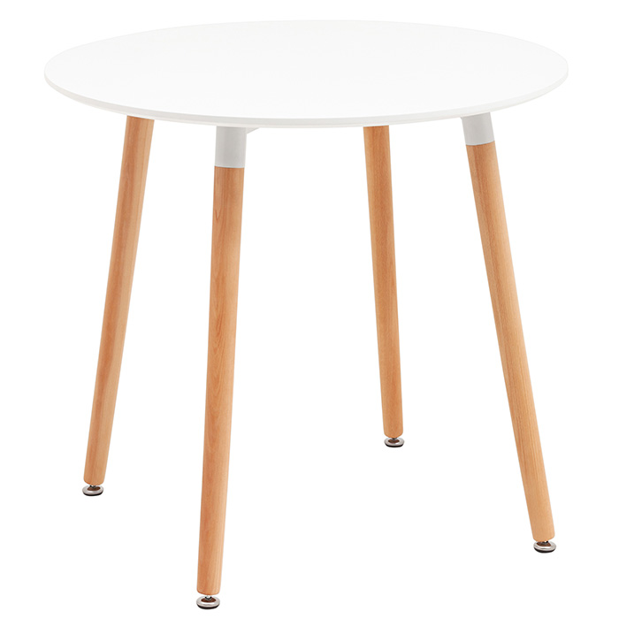 Стол круглый Рокки D80 белый Stool Group ROOKIE ROUND v.2