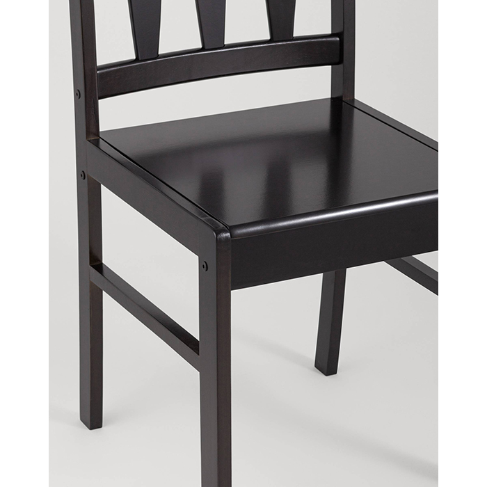 Обеденная группа Ingrid венге массив гевеи Stool Group MH750+MH52088X4