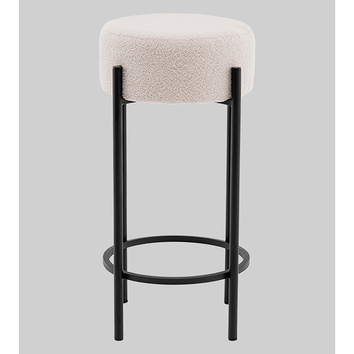 Стул барный Беккет букле бежевый Stool Group SSP 135-86043