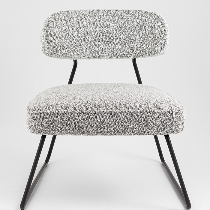 Кресло-лаунж Kate серый Stool Group CQ-2020 - BMG2635-19