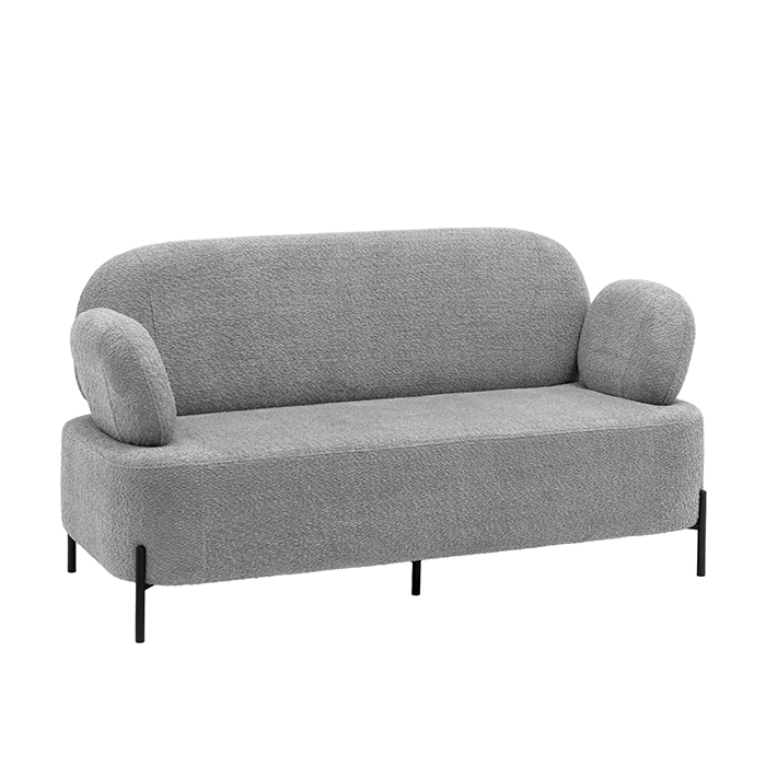 Диван Кэнди букле светло-серый Stool Group vd-dv-candy-cm82