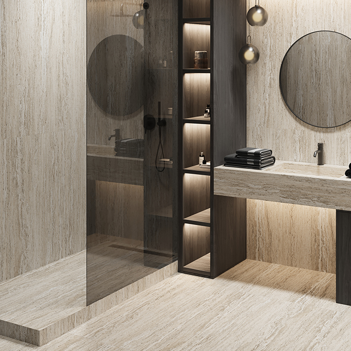 Керамогранит Stones Travertino Beige Matt  Buono Ceramica S4442M