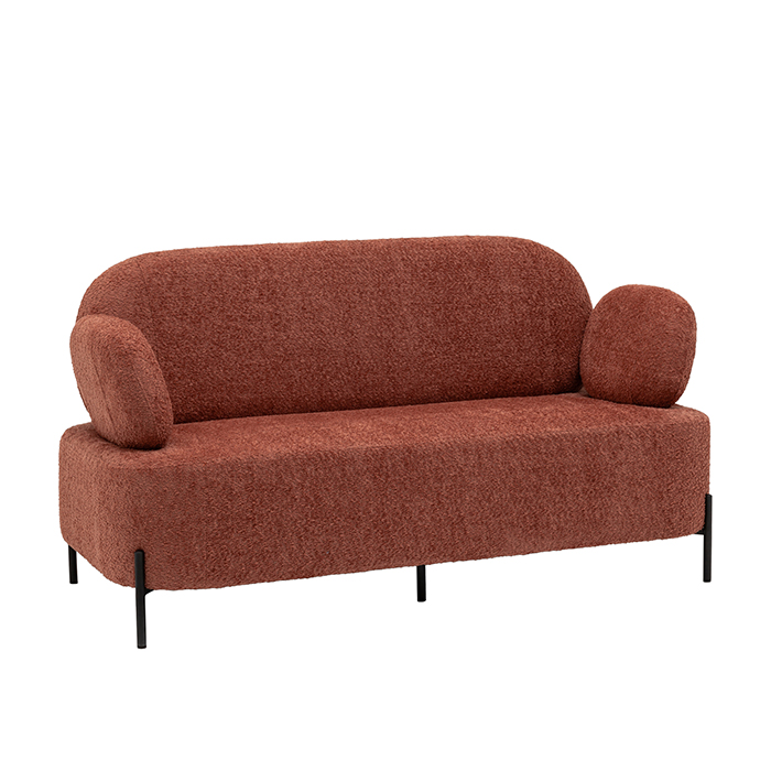 Диван Кэнди букле коралловый Stool Group vd-dv-candy-cm63