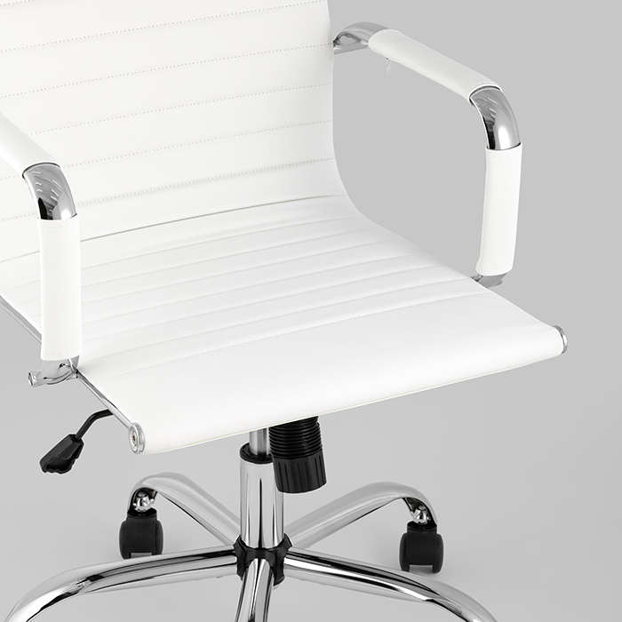 Кресло офисное TopChairs City белый Stool Group D-101 white