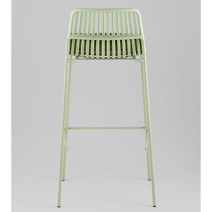 Стул барный Louran с подушкой зелёный Stool Group D-012H-75 green