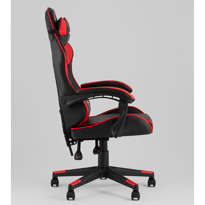 Кресло игровое TopChairs Shadow чёрно-красный Stool Group GF-8079 black+red